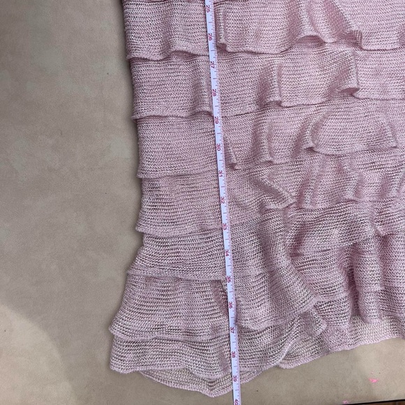 Max Studio Pink Layered Midi Dress - Picture 6 of 6